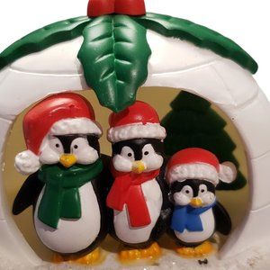 VTG Penguin Family in Igloo 1995 Traditions Collectable Gift Ornament Christmas